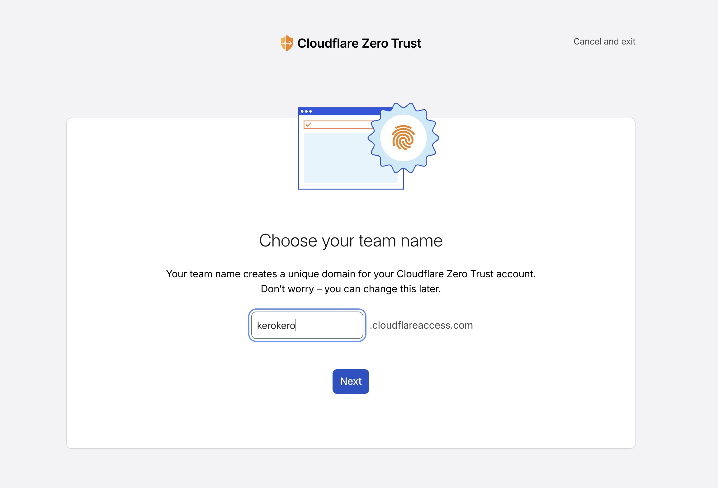 your team name