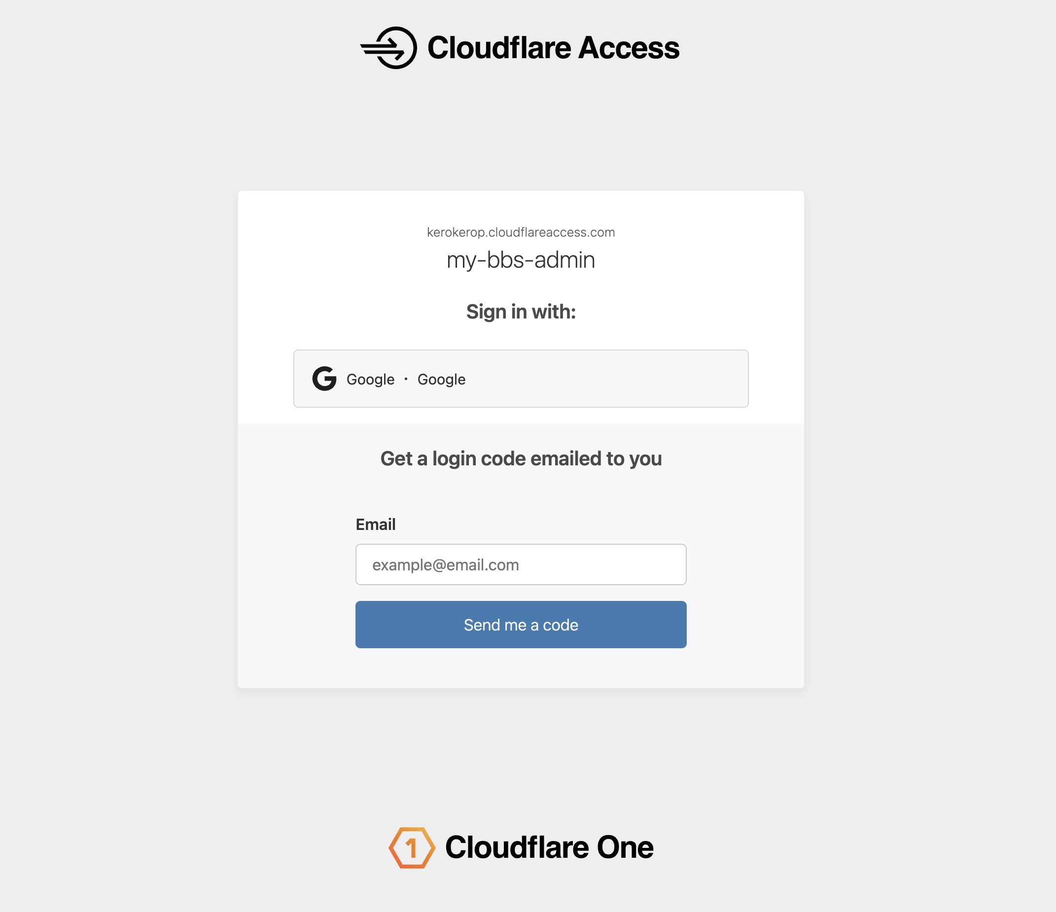 sign in with google