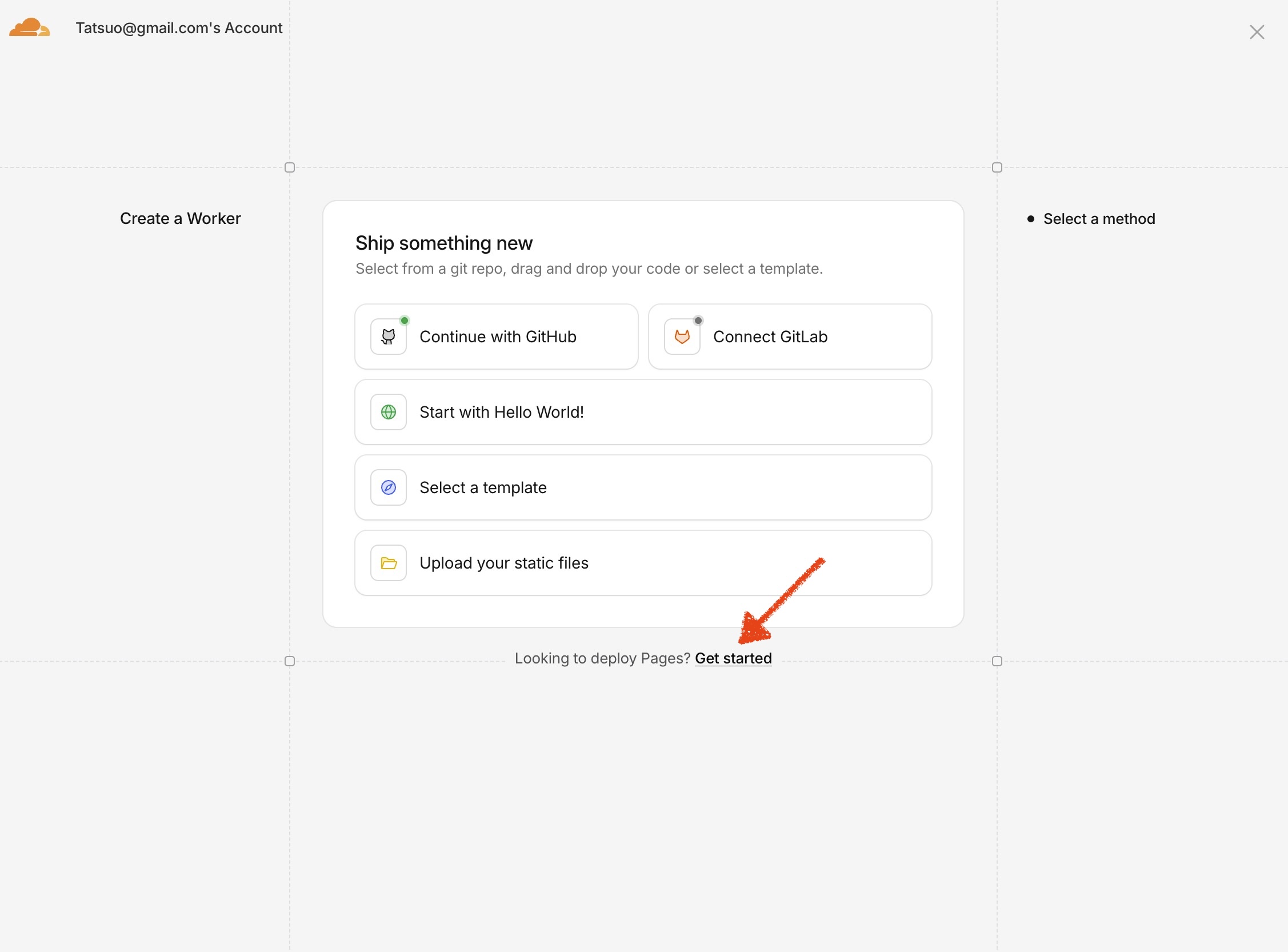 Create application
